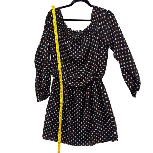 White House Black Market Off Shoulder Patt Dress - Picture 8 of 10